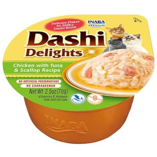 Inaba Dashi Delights kura s tuniakom a hrebenatkou