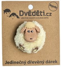 Dvěděti 2Kids Toys Drevená magnetka veľká pompon Ovce