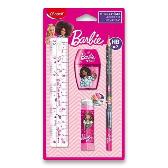 Súprava Mini Stationery Barbie 4dielna súprava