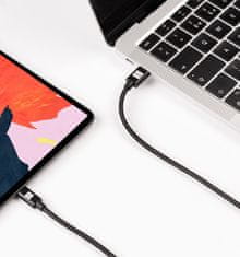 ER POWER kábel USB-C/Lightning 200cm biely