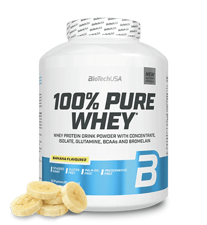 BioTech 100% Pure Whey 2270 g banán