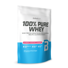 BioTech 100% Pure Whey 454 g raspberry cheesecake