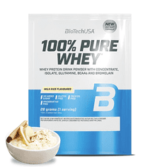 BioTech 100% Pure Whey 28 g milk rice