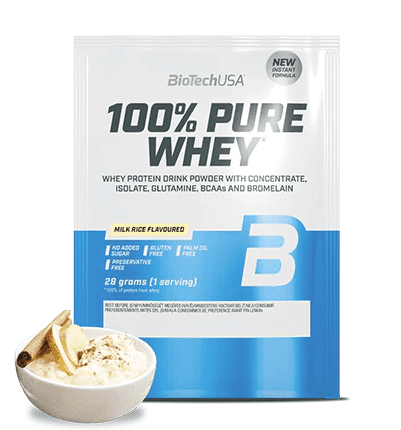 BioTech 100% Pure Whey 28 g milk rice