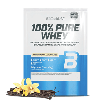 BioTech 100% Pure Whey 28 g bourbon vanilla