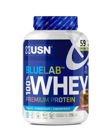 USN BlueLab 100% Whey Protein Premium 2000 g karamel čokoláda