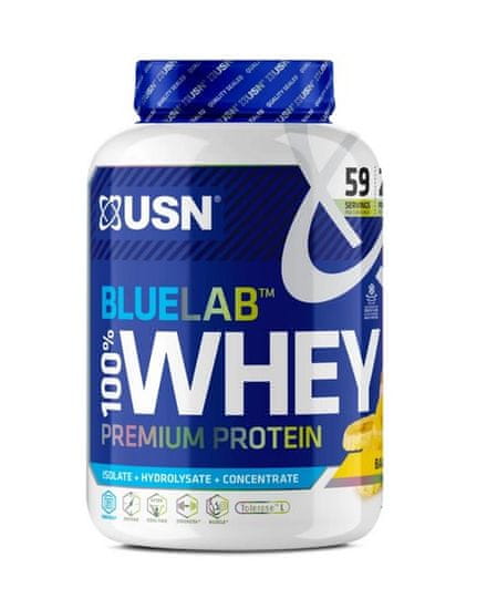 USN BlueLab 100% Whey Protein Premium 2000 g banán