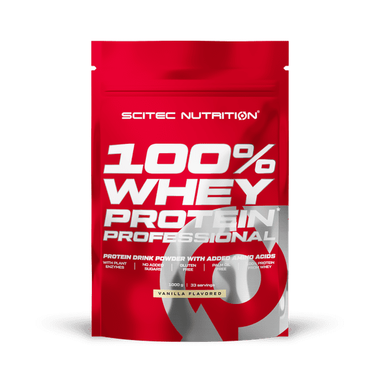 Scitec Nutrition 100% Whey Protein Professional 1000 g vanilla