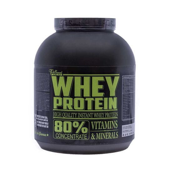 FitBoom Whey Protein 80% 2250 g jablkový koláč