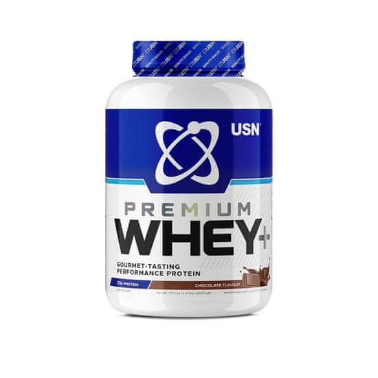 USN Whey+ Premium Proteín 2000 g čokoláda