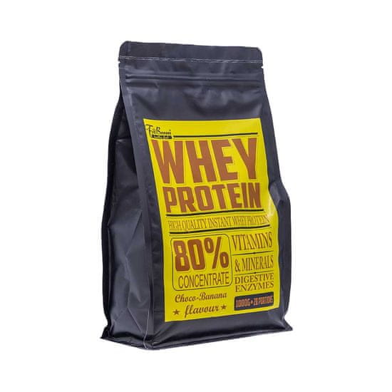 FitBoom Whey Protein 80% 1000 g čokoláda banán