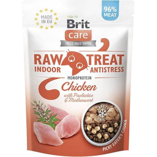 Brit RAW Treat Cat Indoor & Antistress, 40 g