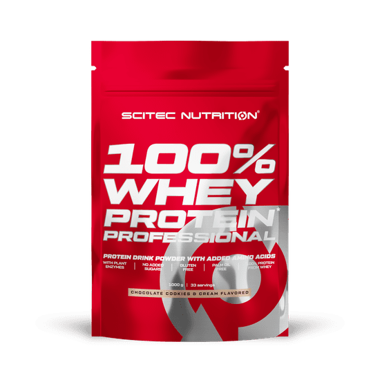 Scitec Nutrition 100% Whey Protein Professional 1000 g chocolate cookies cream