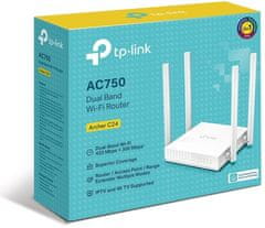 TP-LINK Dual Band Wi-Fi Router 300 Mbps/2.4 GHz + 433 Mbps/5 GHzSPEC: 4×Antennas, 1×10/100M WAN Por