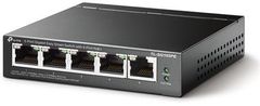 TP-LINK 5-Port Gigabit Easy Smart Switch with 4-Port PoE+, 4× Gigabit PoE+ Ports, 1× Gigabit Non-PoE Ports