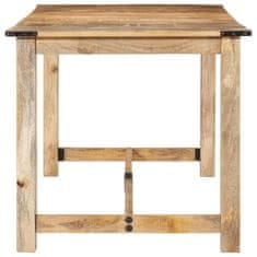 Vidaxl Jedálenský stôl 160x80x75 cm masívne mangovníkové drevo