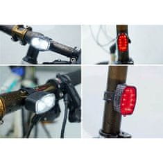 Solight Svietidlo na bicykel led SOLIGHT WN47 SET predné a zadné nabíjateľné 160lm