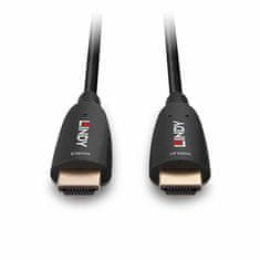 Lindy Kábel HDMI M/M 20m, Ultra High Speed+Eth, 8K@60Hz, HDMI 2.1, čierny, jednosmerný, aktívny, optický