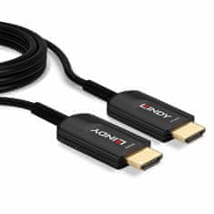 Lindy Kábel HDMI M/M 10m, Ultra High Speed+Eth, 8K@60Hz, HDMI 2.1, čierny, jednosmerný, aktívny, optický