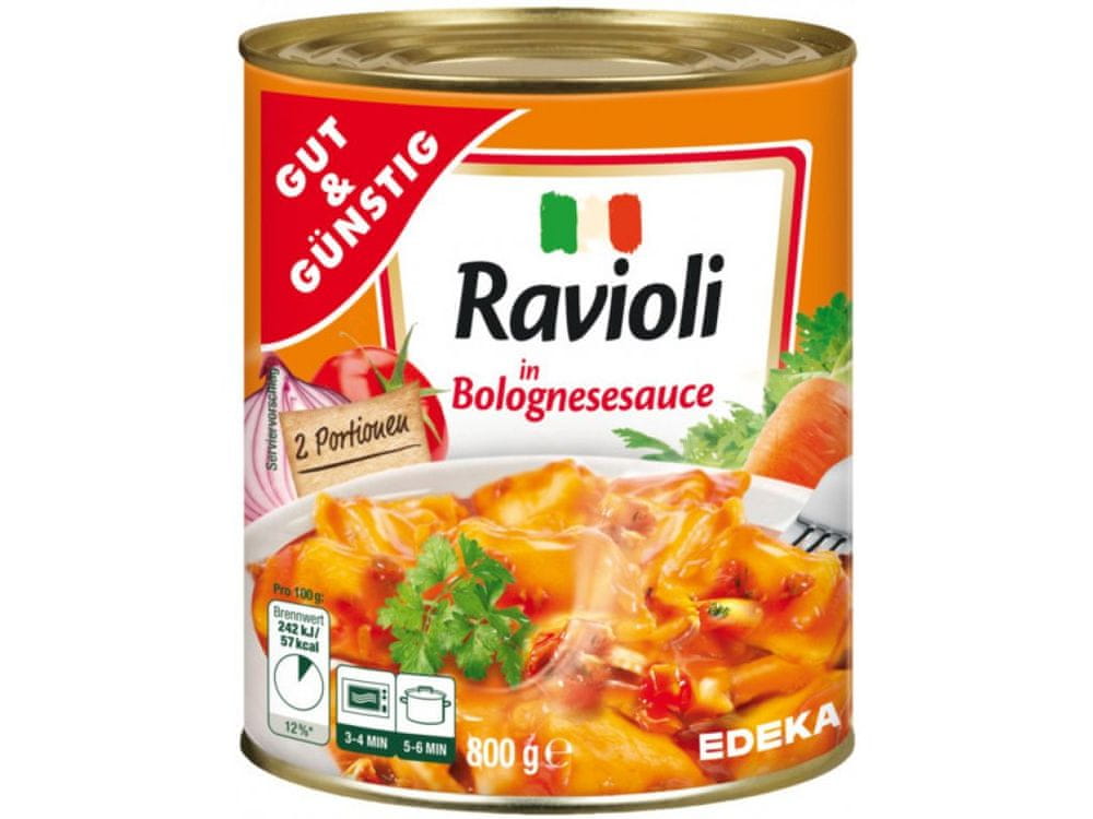G&G Ravioli v bolonskej omáčke 800g