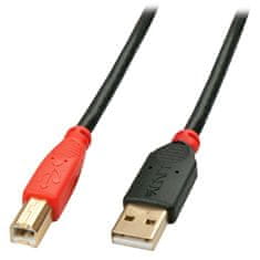 Lindy Kábel USB 2.0 A-B M/M 15m, High Speed, čierny, AKTÍVNY