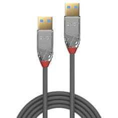 Lindy Kábel USB 3.0 A-A M/M 0.5m, Super Speed, Cromo Line