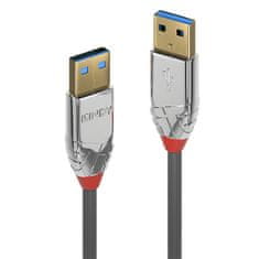 Lindy Kábel USB 3.0 A-A M/M 0.5m, Super Speed, Cromo Line