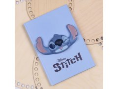 Disney DISNEY Stitch Zápisník/notes v štvorec, v modrom väzbe A5 