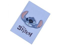 Disney DISNEY Stitch Zápisník/notes v štvorec, v modrom väzbe A5 