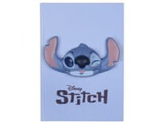 Disney DISNEY Stitch Zápisník/notes v štvorec, v modrom väzbe A5 