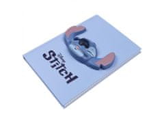 Disney DISNEY Stitch Zápisník/notes v štvorec, v modrom väzbe A5 