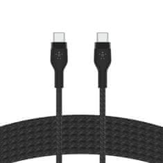 Belkin Kábel USB-C na USB-C BoostCharge Pro Flex, USB-C PD, čierna, 2m