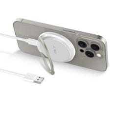 Tech-protect TECH-PROTECT QI15W-A33 MAGNETICKÁ BEZDRÔTOVÁ NABÍJAČKA MAGSAFE BIELA