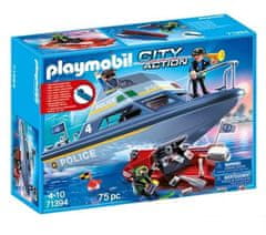 Playmobil Playmobil 71394 Policajný čln
