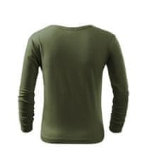 Malfini Tričko detské FIT-LS - MALFINI - khaki 10 rokov/146 cm