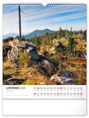 Notique Nástenný kalendár Šumava 2025, 30 x 34 cm