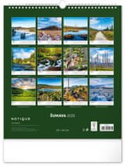 Notique Nástenný kalendár Šumava 2025, 30 x 34 cm