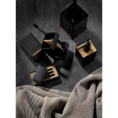 Kela Držiak na zubné kefky Cube polyresin black KL-23688