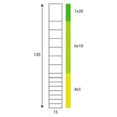 DEMA Uzlové pletivo pozinkované 120 cm x 50 m