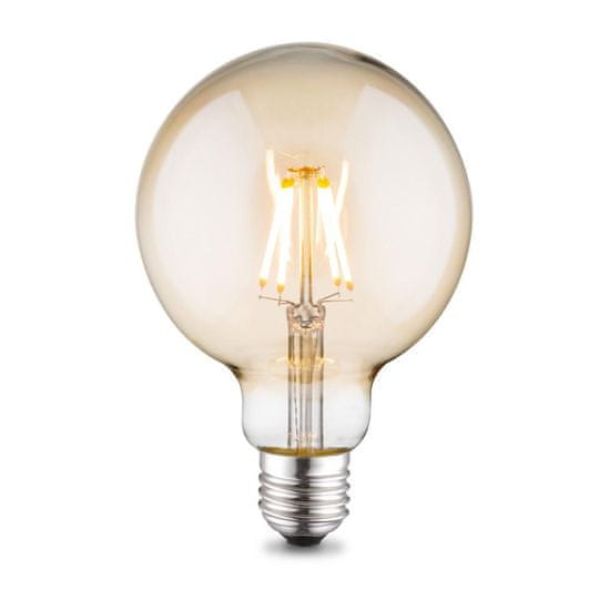 PAUL NEUHAUS Leuchten DIRECT LED Filament Globe, E27, priemer 95mm 4W 3000K DIM 08466 LD 08466