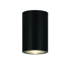 ACA ACA Lighting GU10 vonkajšie okrúhle stropné svietidlo 230V čierna IP65 GU10 MAX.7W SL7033B