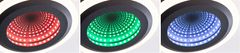 Paulmann PAULMANN LED stropné svietidlo Spaceglow RGB plus 230V 14W čierna mat 71037