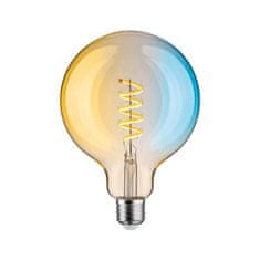 Paulmann PAULMANN Filament 230V Smart Home Zigbee 3.0 LED Globe G125 E27 7,5W meniteľná biela stmievateľné zlatá 29161