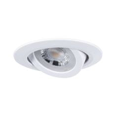 Paulmann PAULMANN LED vstavané svietidlo 3-krokové-stmievateľné 10ks-sada výklopné kruhové 82mm 70 ° 10x4, 8W 230V 3000K biela mat 99995