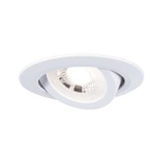 Paulmann PAULMANN LED vstavané svietidlo 10ks-sada výklopné kruhové 82mm 70 ° 10x4, 8W 230V 3000K biela mat 99996