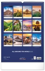 Notique Nástenný kalendár Svetové monumenty 2025, 33 x 46 cm