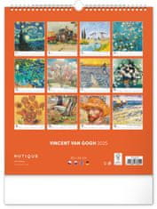 Notique Nástenný kalendár Vincent van Gogh 2025, 30 x 34 cm