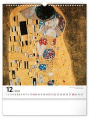 Notique Nástenný kalendár Gustav Klimt 2025, 30 x 34 cm