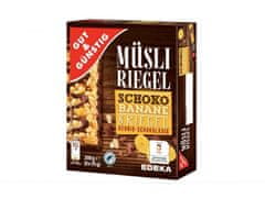 G&G Müsli tyčinky s čokoládou a banánom 8ks, 200g