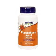 NOW Foods Doplnky stravy Pantothenic Acid Kwas Pantotenowy